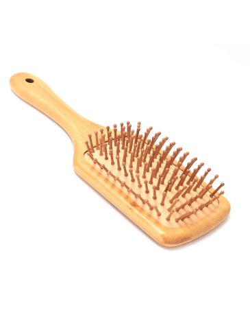 Cepillo cuadrado desenredante de bambu - Skora