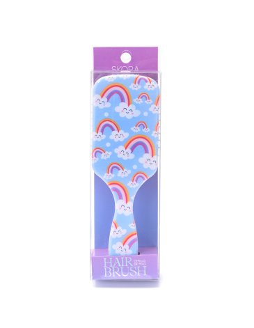 Cepillo rectangular desenredante Arcoiris - Skora