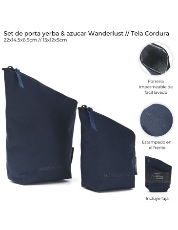 Set de porta Yerba y Azucar WANDERLUST