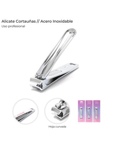 Alicate cortauñas acero inoxidable Skora