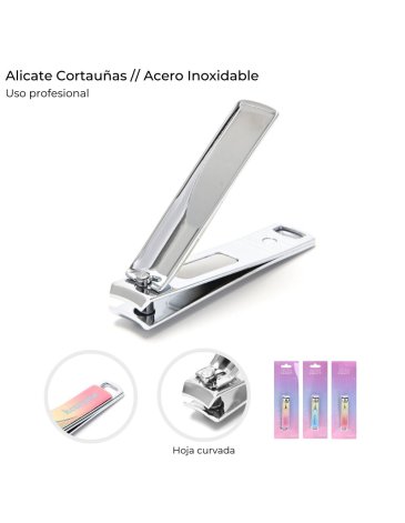Alicate cortauñas acero inoxidable Skora