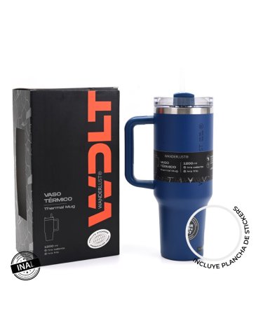 Vaso Termico con bombilla 1200 ML - WANDERLUST