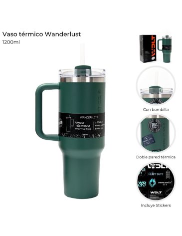 Vaso termico 1200ml WANDERLUST