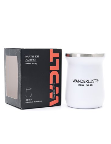 Mate de acero 260 ML - WANDERLUST