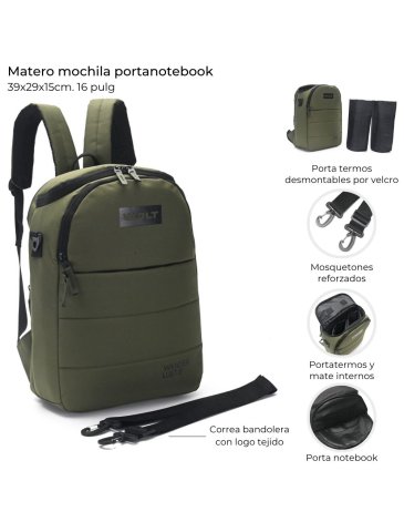 Mochila Matero Portanotebook 16