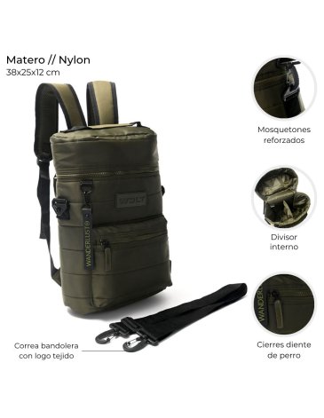 Bolso / Mochila Matero WANDERLUST