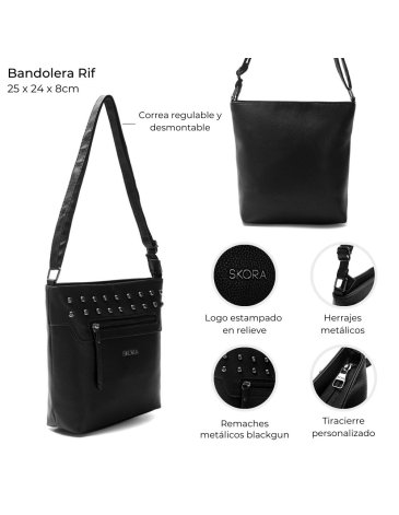 Bandolera Rif con remaches Skora