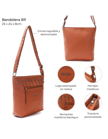 Bandolera Rif con remaches Skora