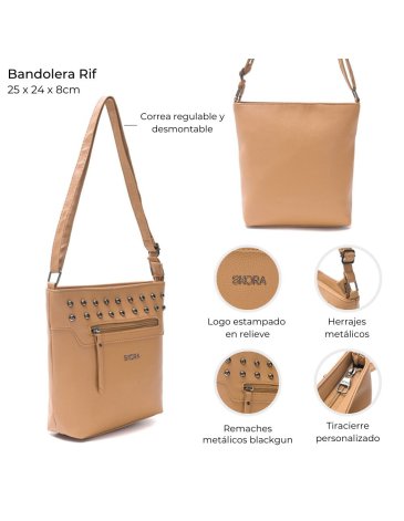 Bandolera Rif con remaches Skora