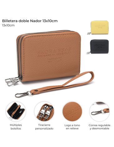 Billetera Nador Doble cierre - Skora