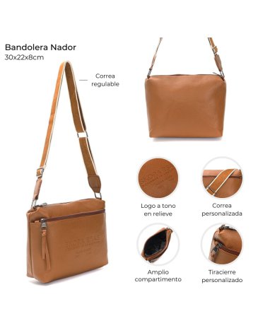 Bandolera Nador dos cierres - Skora