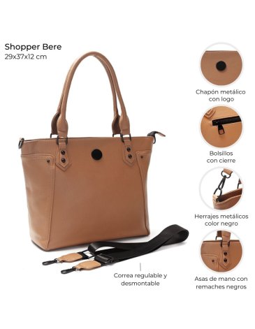 Cartera Shopper Bere Skora