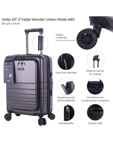 Valija Carry On Urban ABS 20