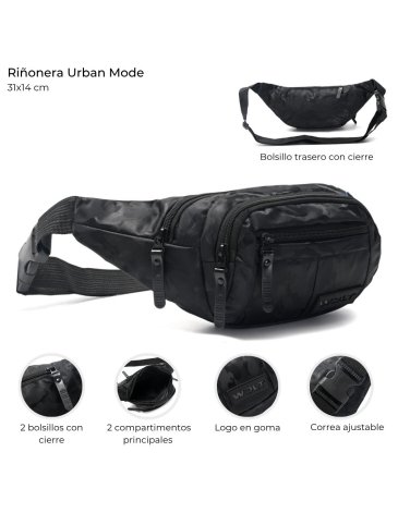 Riñonera Urban Modo Camuflada Wanderlust