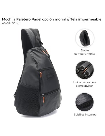 Mochila paletero Padel Impermeable opcion morral Wanderlust