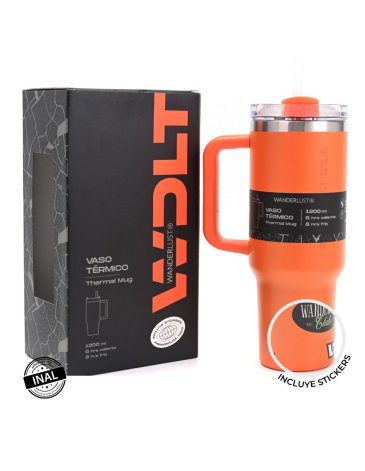 Vaso Termico con Bombilla - Wanderlust