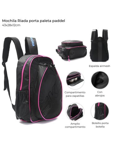 Mochila Riada porta paleta paddel Skora
