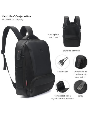 Mochila Go Portanotebook 18