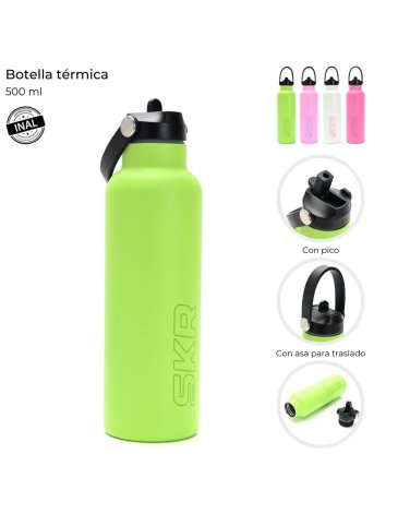 Botella termica con pico 500ml Skora
