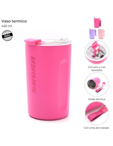 Vaso termico 420 ml Skora