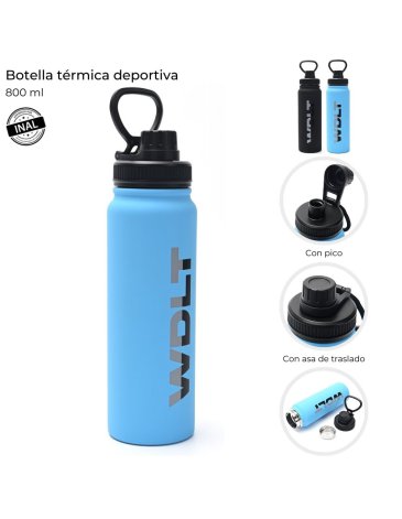 Botella termica deportiva 800 ML WANDERLUST
