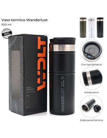 Vaso termico Wanderlust 500 ml Wanderlust