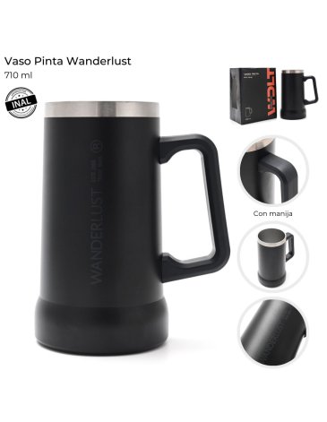 Vaso termico pinta 710ml Wanderlust