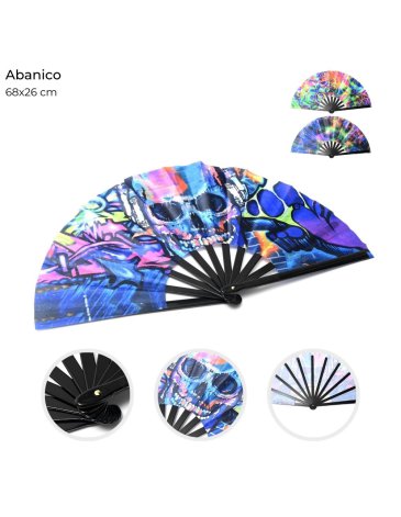 Abanico Fosforecente 68x26 cm Skora
