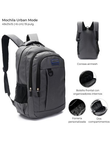 Mochila Urban Portanotebook 19