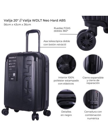 Valija Carry On Neo Hard ABS 20