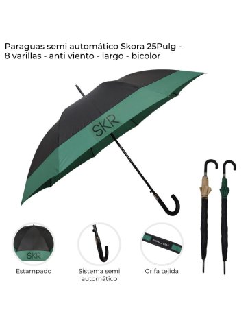 Paraguas semi automatico SKORA