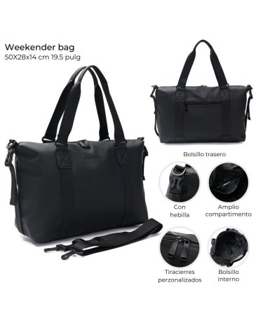 Bolso Weekender con cinta trasera para Carry on WANDERLUST