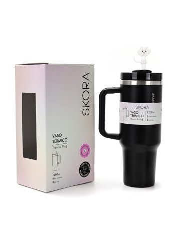 Vaso Termico con Bombilla 1200ml - SKORA