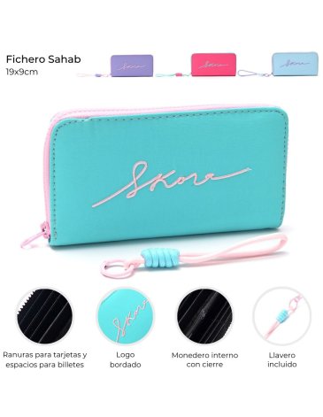 Fichero Sahab con llavero y logo SKORA