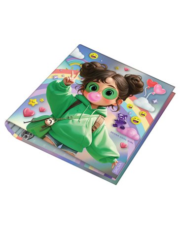 Carpeta escolar 3x40 Nenas Cool - Skora