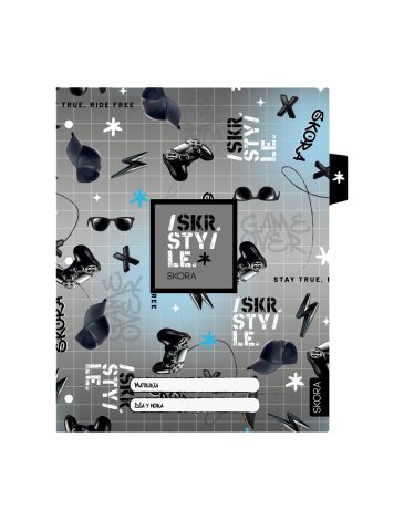 Separadores escolares N3 x6u Graffiti - Skora