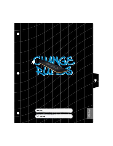 Separadores escolares N3 x6u Graffiti - Skora