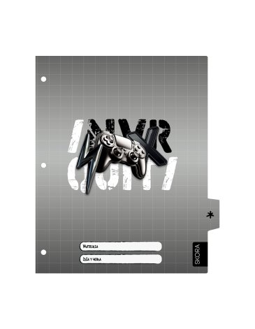 Separadores escolares N3 x6u Graffiti - Skora