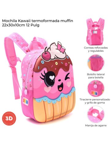 Mochila Kawaii termoformada 12