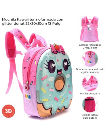 Mochila Kawaii termoformada 12