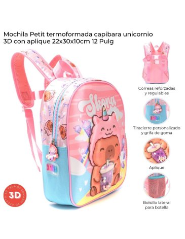 Mochila termoformada 12