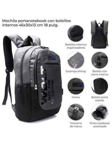 Mochila Portanotebook 18