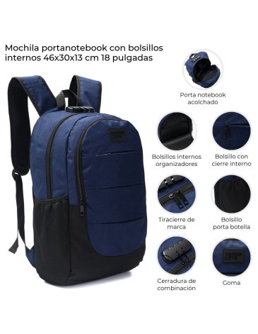 Mochila Portanotebook 18