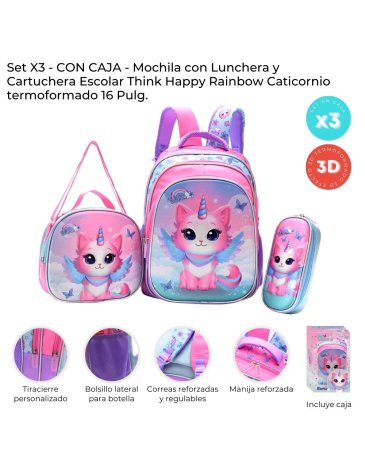Set VIRAL x3 en caja Mochila 16