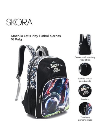 Mochila futbol 16'' SKORA