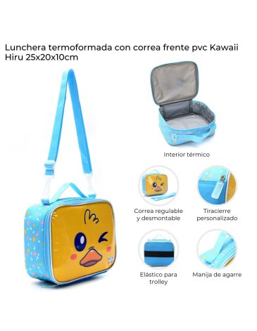 Lunchera Termoformada con correa. SKORA