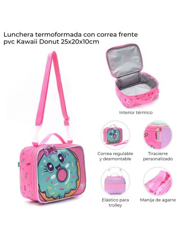 Lunchera Termoformada con correa. SKORA