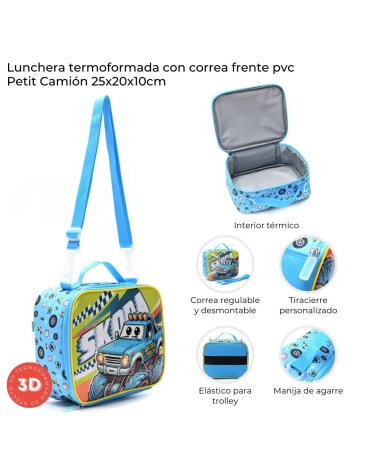 Lunchera Termoformada con correa SKORA