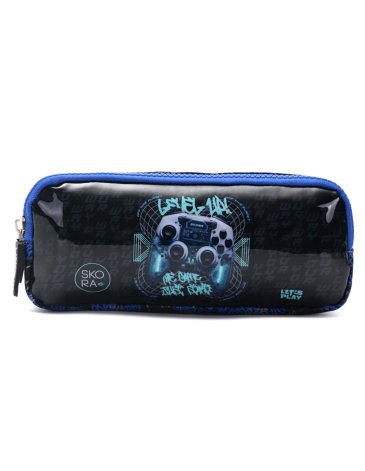 Cartuchera rectangular dos cierres - Skora