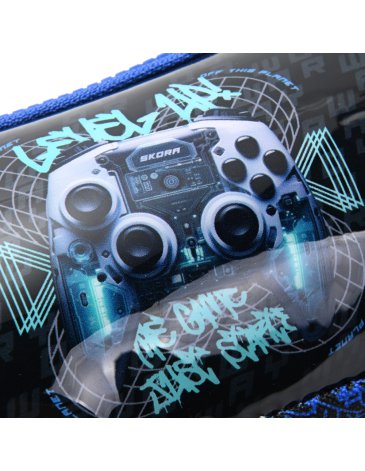 Cartuchera rectangular dos cierres - Skora